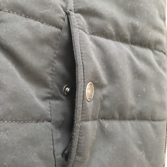 Natural Reflections Quilted Black Sweater Vest S Grey Inside Sleeveless Pockets - Picture 11 of 14